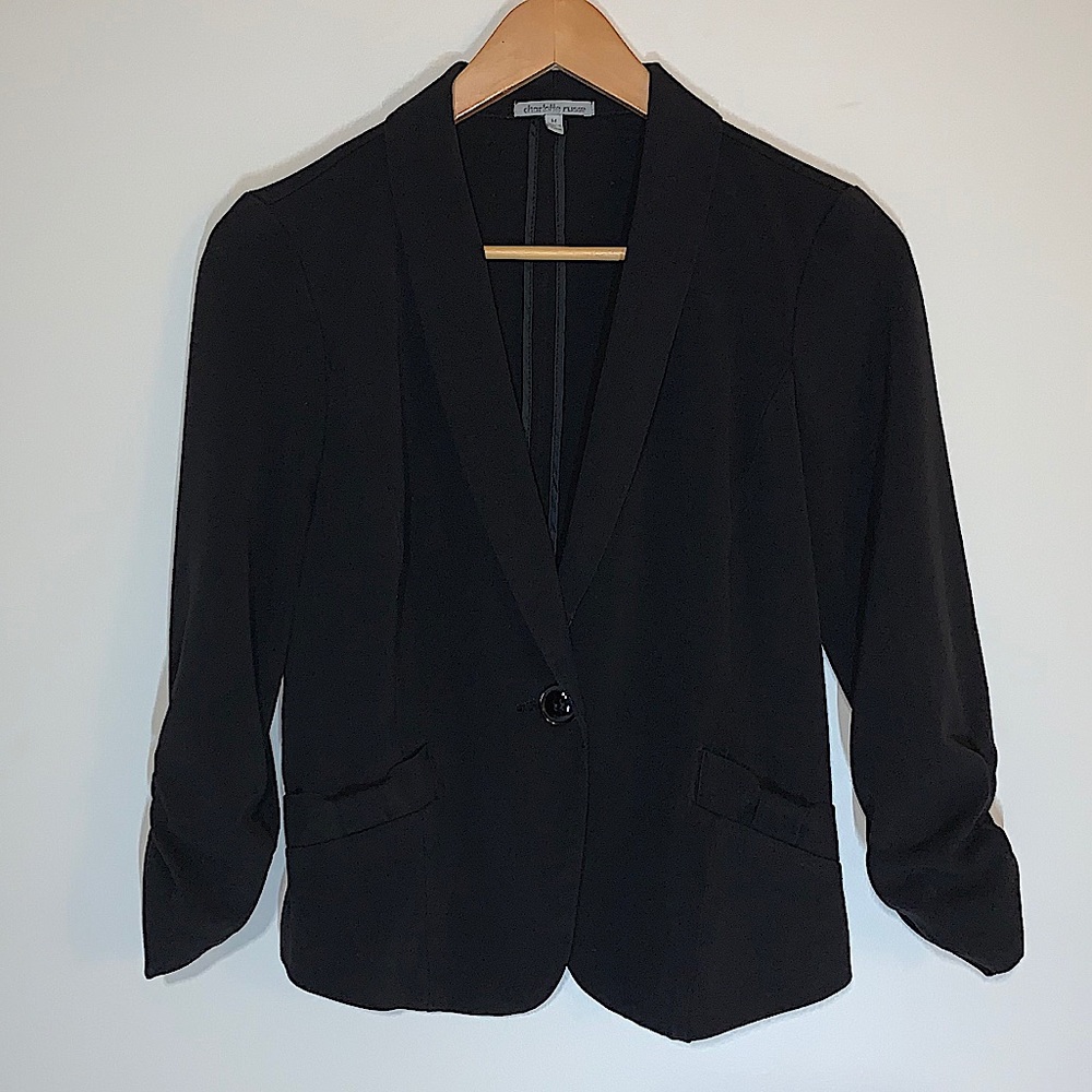 Short Black Blazer